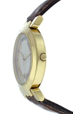 Men's Harry Winston Premier 18 Karat Yellow Gold Day Date Automatic Watch