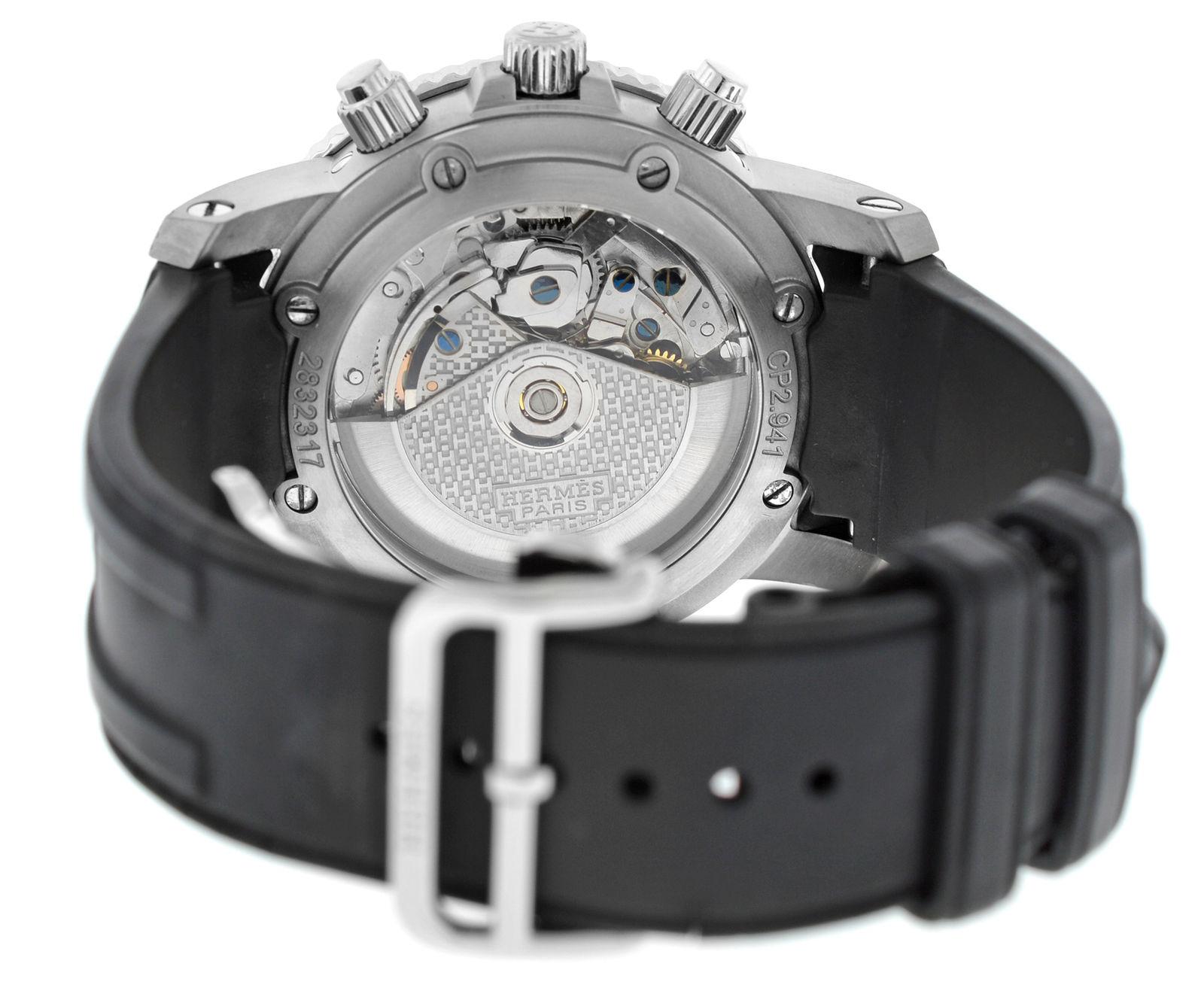 Modern Men's Hermes Clipper CP2.941 Titanium Chronograph Automatic Watch