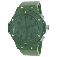 Men's Hublot Big Bang Green Ceramic 301.GI.5290.RG Automatic Rubber Watch