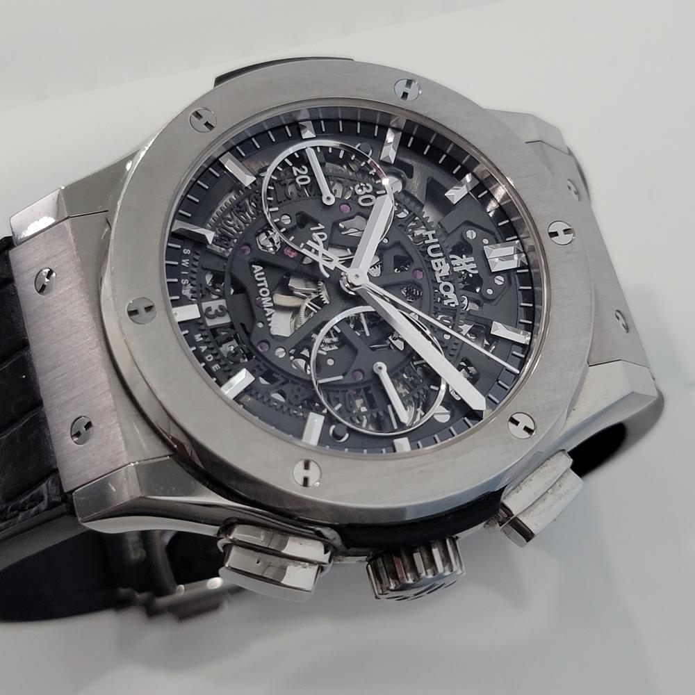 Mens Hublot Classic Fusion 525NX0170LR Chronograph Automatic 2020s NAT1 In Excellent Condition In Beverly Hills, CA