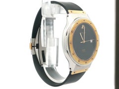 Men's Hublot MDM 38mm Stainless Steel & Gold Tone Bezel Wrist Watch Ref. 1823.2