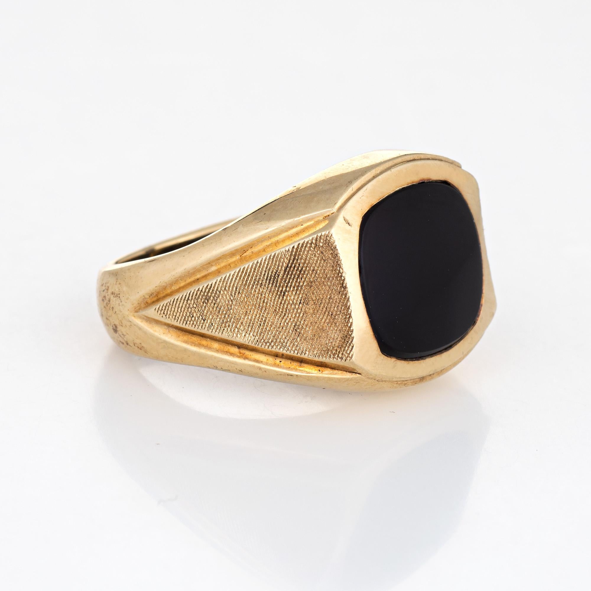 mens signet pinky rings