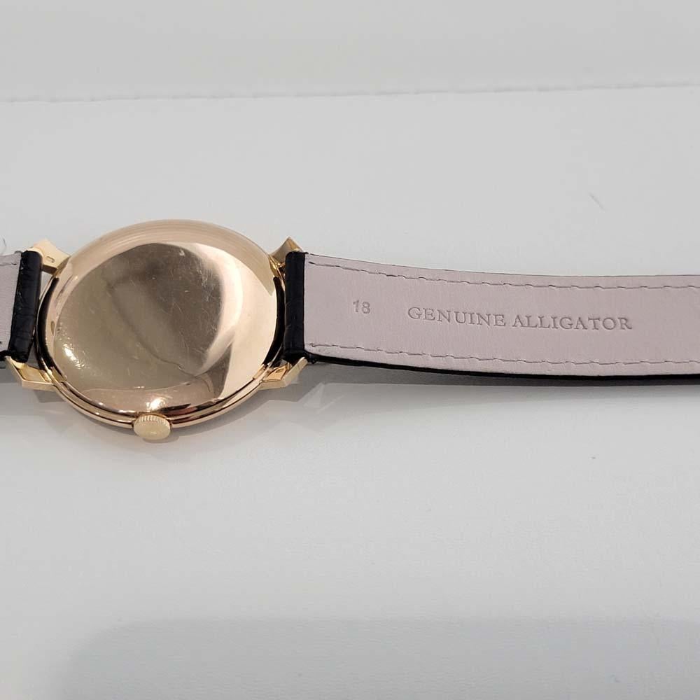 Mens IWC Schaffhausen 18k Rose Gold Manual Watch 1960s Vintage Luxury RA326 5