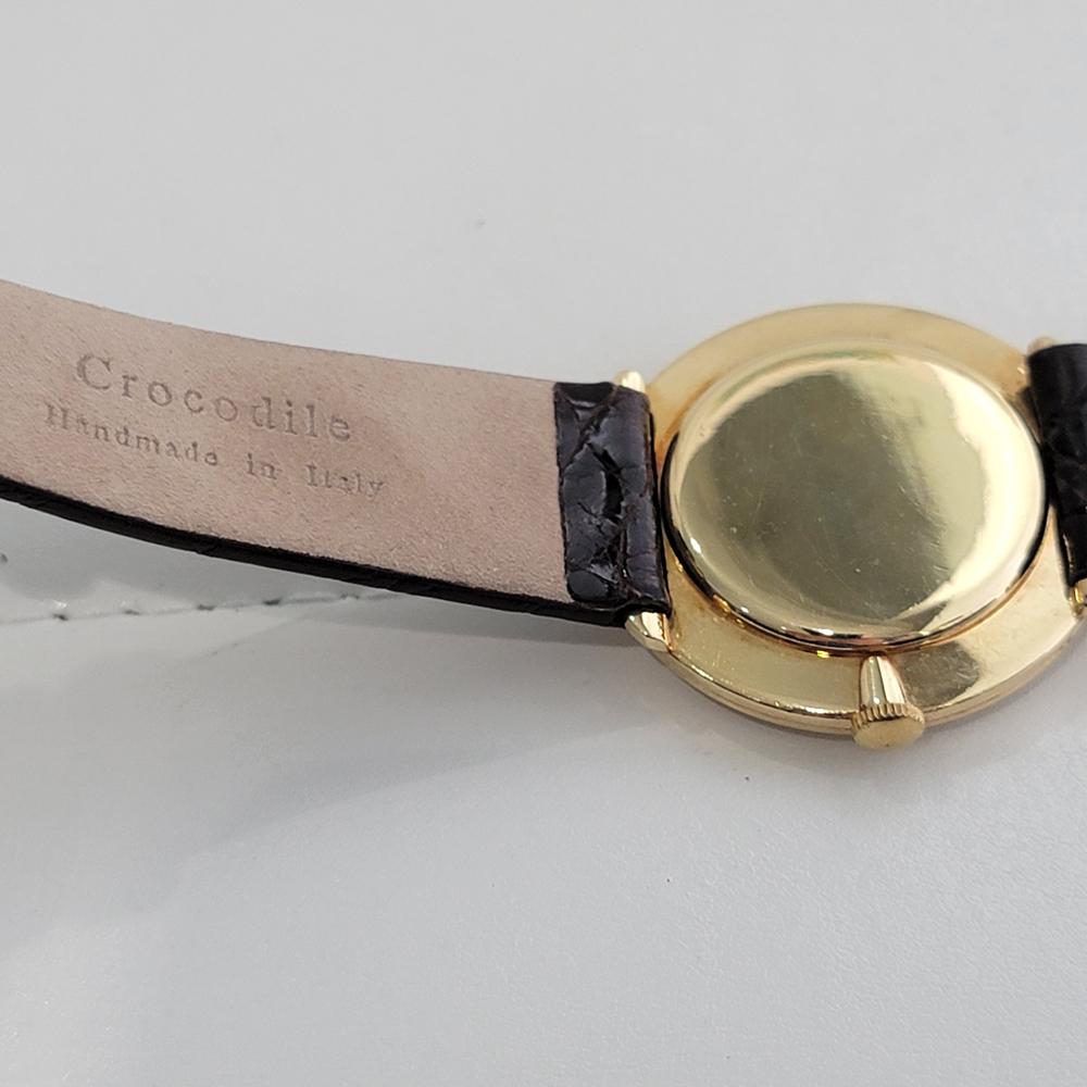 Caballero IWC Schaffhausen Deluxe 18k  Oro 34mm Viento Manual1960s Lujo Suizo RA512 en venta 6