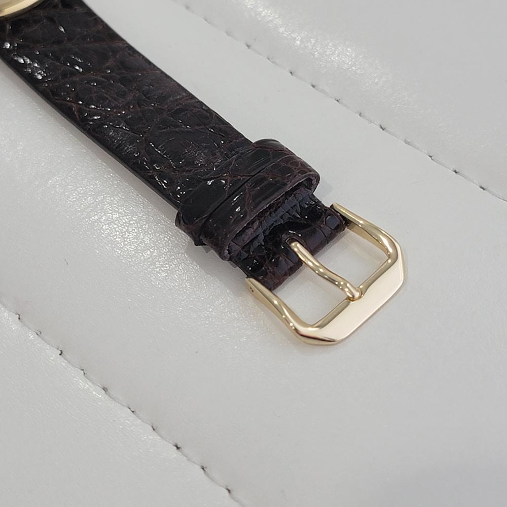 Caballero IWC Schaffhausen Deluxe 18k  Oro 34mm Viento Manual1960s Lujo Suizo RA512 en venta 4