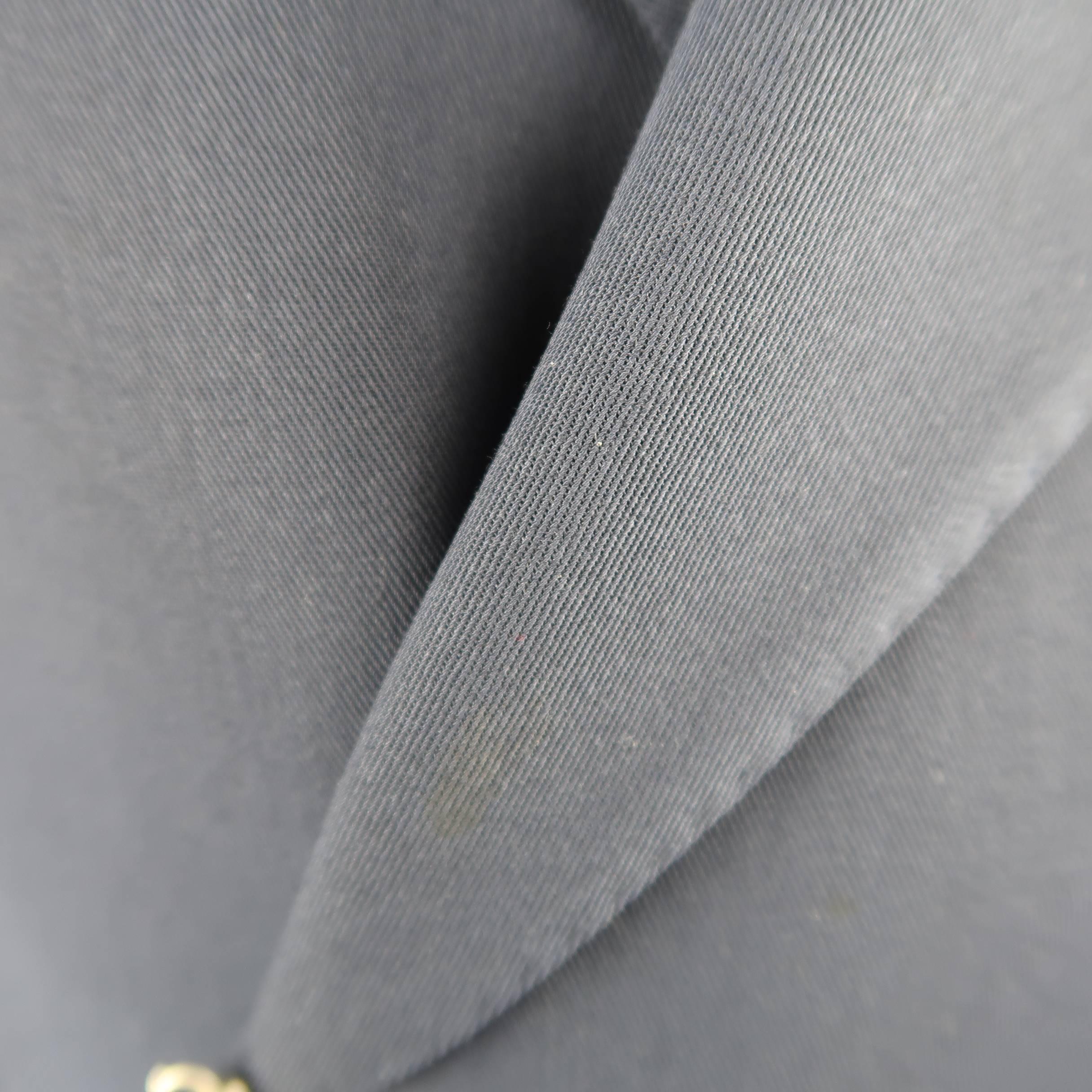 Men's JEAN PAUL GAULTIER 40 Navy Wool Double Breasted Dagger Closure Sport Coat 1