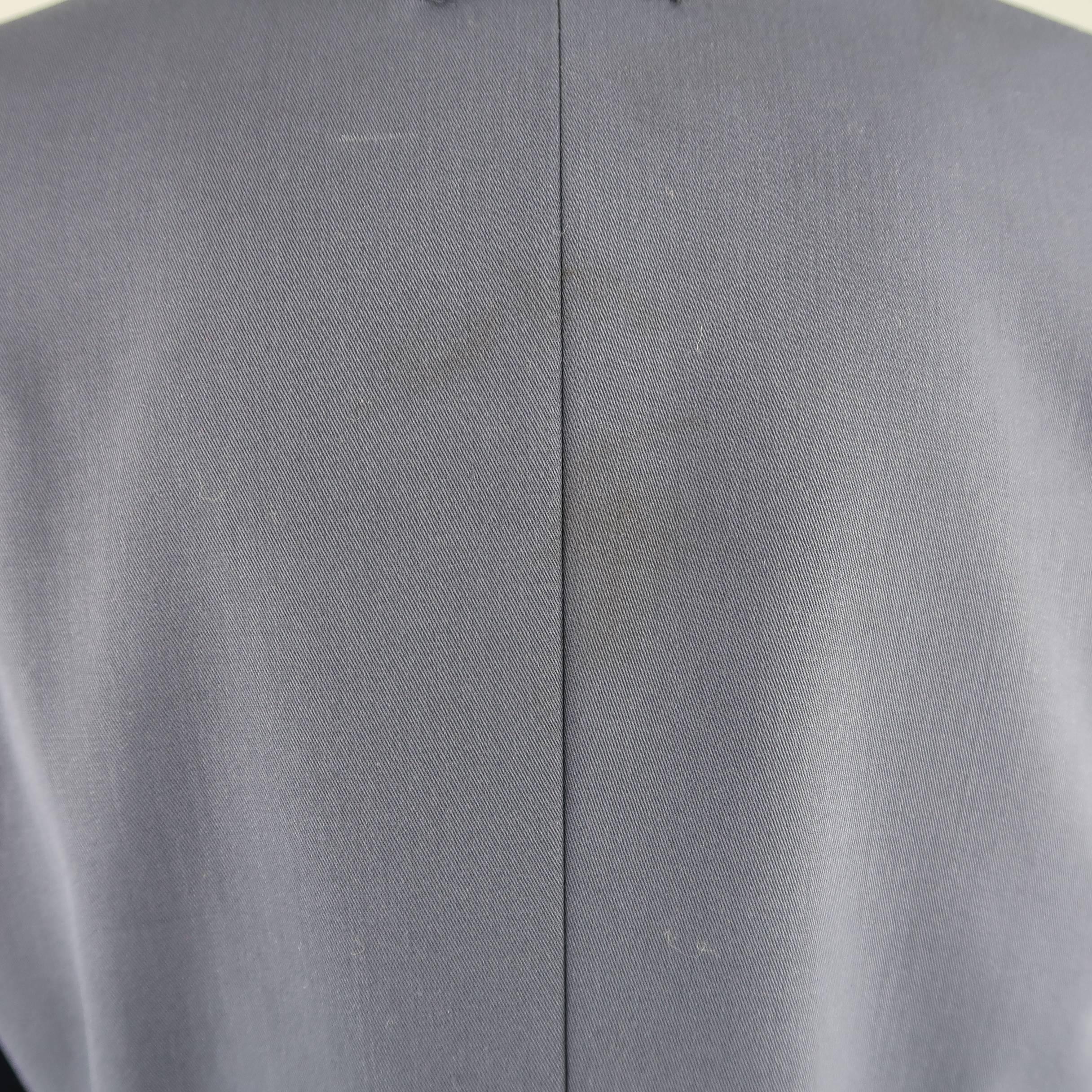 Men's JEAN PAUL GAULTIER 40 Navy Wool Double Breasted Dagger Closure Sport Coat 5