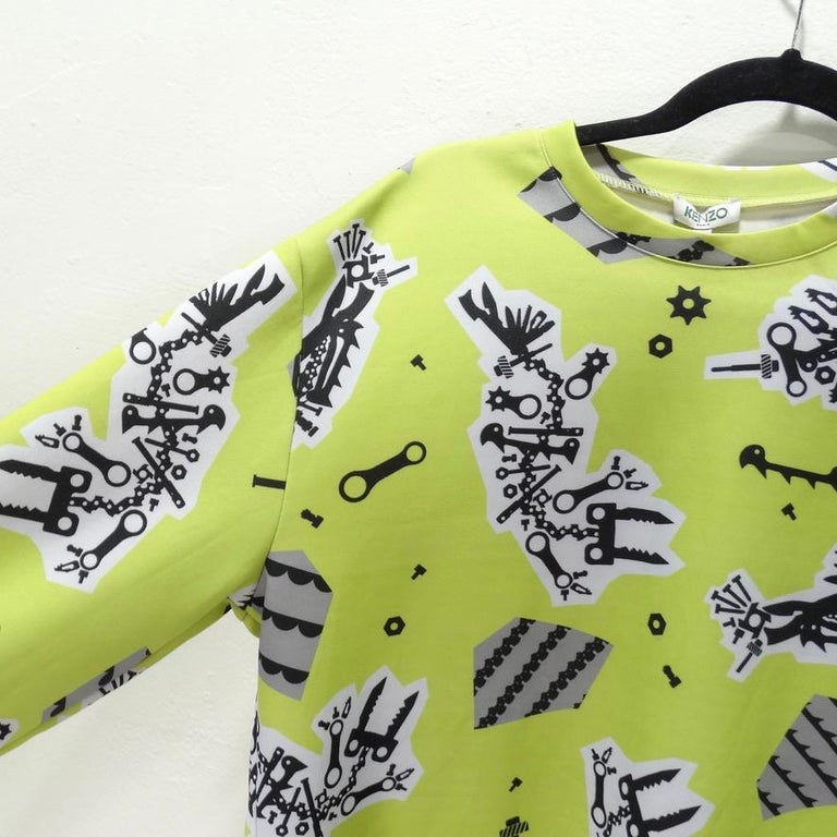 Kenzo Shirt Pinstripe Long Sleeve Blue main image 1