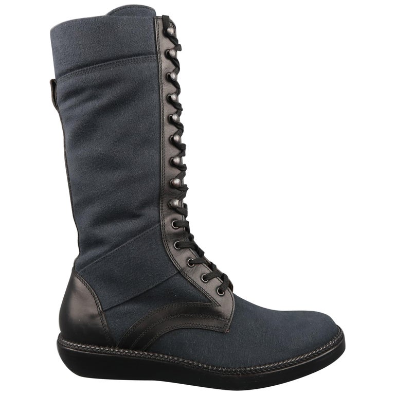 lanvin combat boots