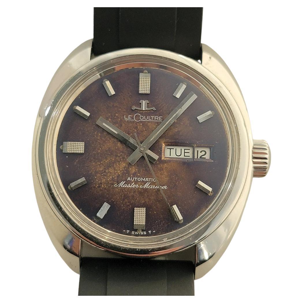 Mens LeCoultre Master Mariner cal 1902/03 38mm Day Date Automatic 1970s NA123