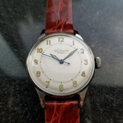 Men's LeCoultre Vintage cal.12A Automatic Field Watch circa 1950s Swiss LV834BRN