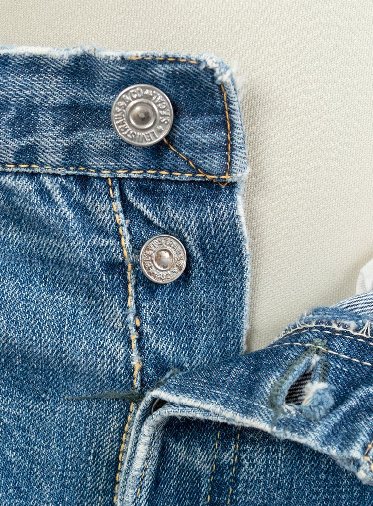 Men's Levi Strauss 501XX Denim Jeans with Hidden Rivets – size 32 x 38 ...