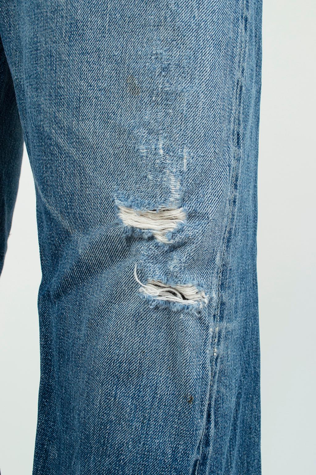 Men's Levi Strauss 501XX Denim Jeans with Hidden Rivets – size 32 x 38, 1962-64 13
