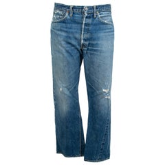Jeans Levi Strauss 501XX en jean avec rivets cachés - taille 32 x 38:: 1962-64