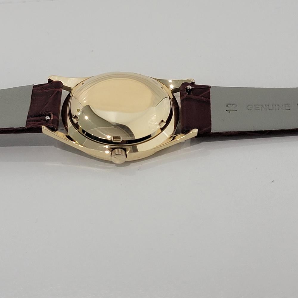 Mens Longines 2310SW 18k Solid Gold 34mm Automatic Dress Watch 1950s Swiss NA114 6