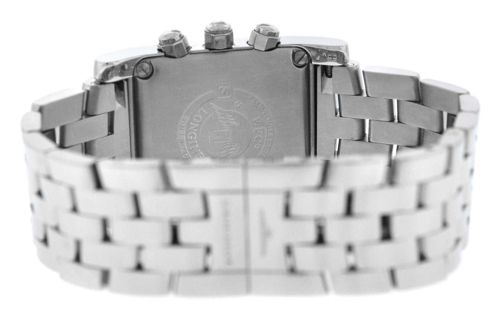 Men's Longines Dolce Vita Date Steel Quartz Watch 1