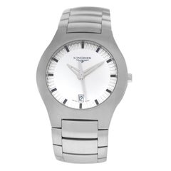 Mens Longines Oposition Stainless Steel Date Quartz Watch