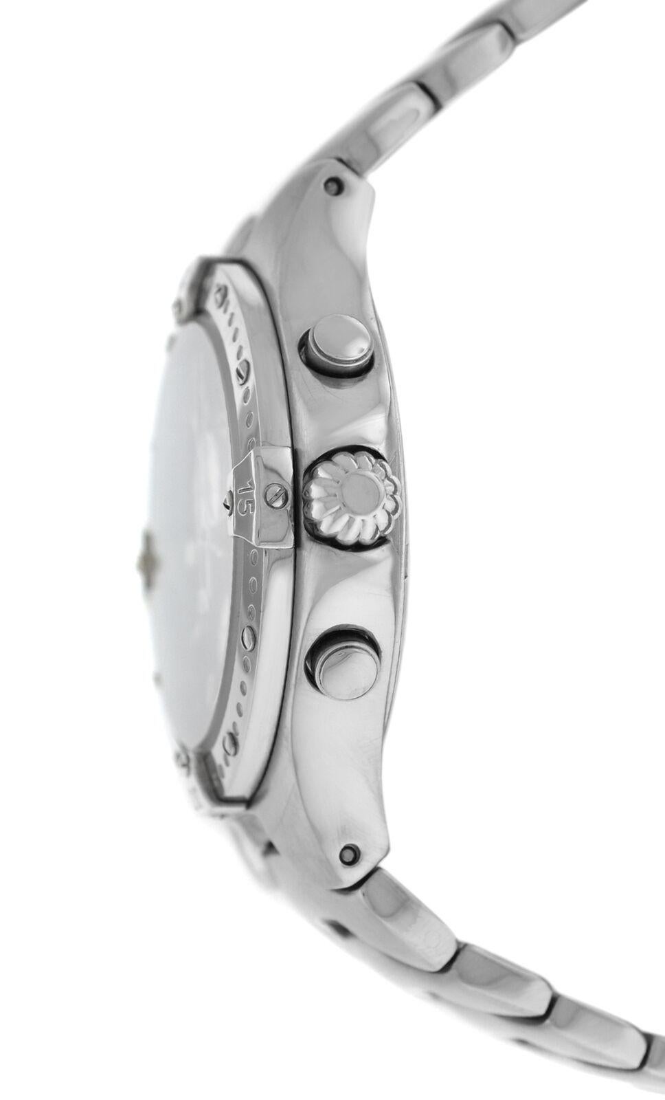 
Brand	Longines
Model	Sport Wing L3.614.4.92.6
Gender	Men's
Condition	New Old Stock
Movement	Swiss Quartz
Case Material	Stainless Steel 
Bracelet / Strap Material	Stainless Steel
Clasp / Buckle Material	Stainless Steel
Clasp Type	Butterfly