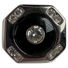 Bague luxueuse en diamant pour homme Bague de cocktail en or 14KT
