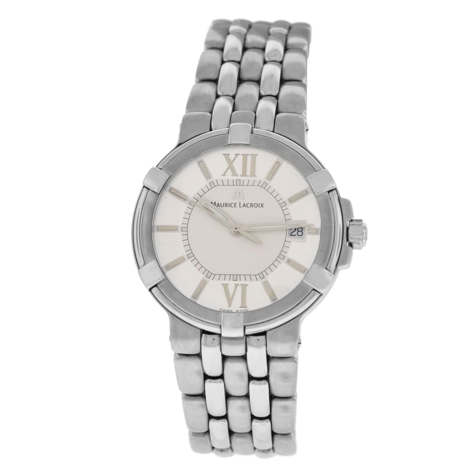 Men
s Maurice Lacroix Calypso Steel Quartz Watch For Sale