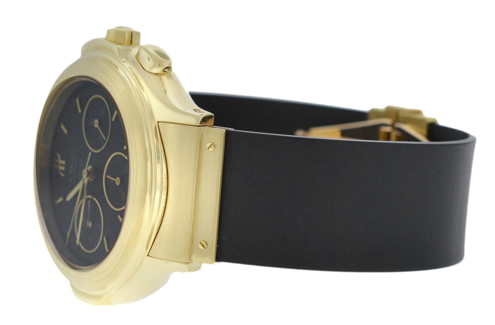 Men’s Midsize Hublot MDM Geneve Classic Chrono 18 Karat Gold Automatic 4