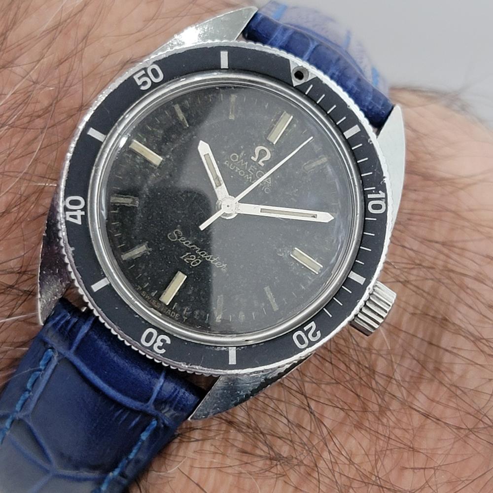 Mens Midsize Omega Seamaster 120 31mm Diver Automatic 1960s Unrestored JM14B 9