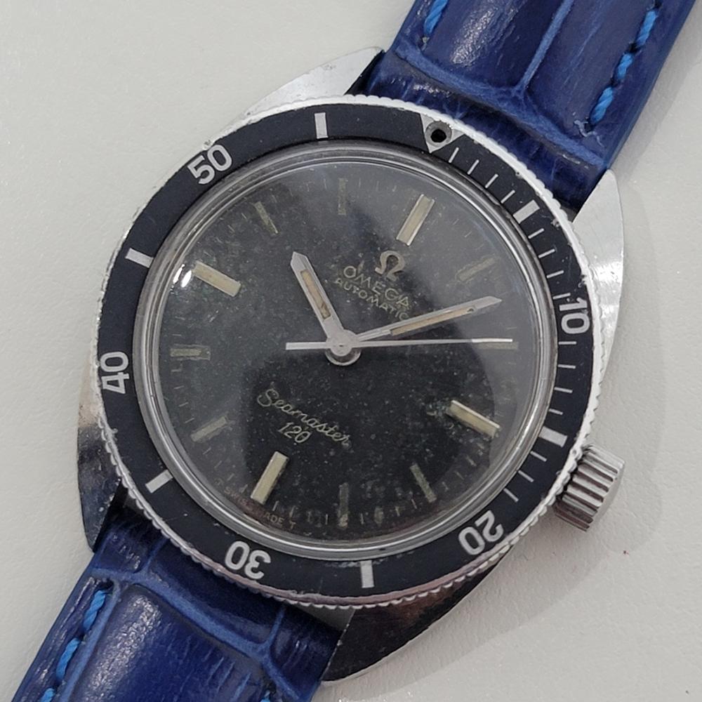 Men's Mens Midsize Omega Seamaster 120 31mm Diver Automatic 1960s Unrestored JM14B