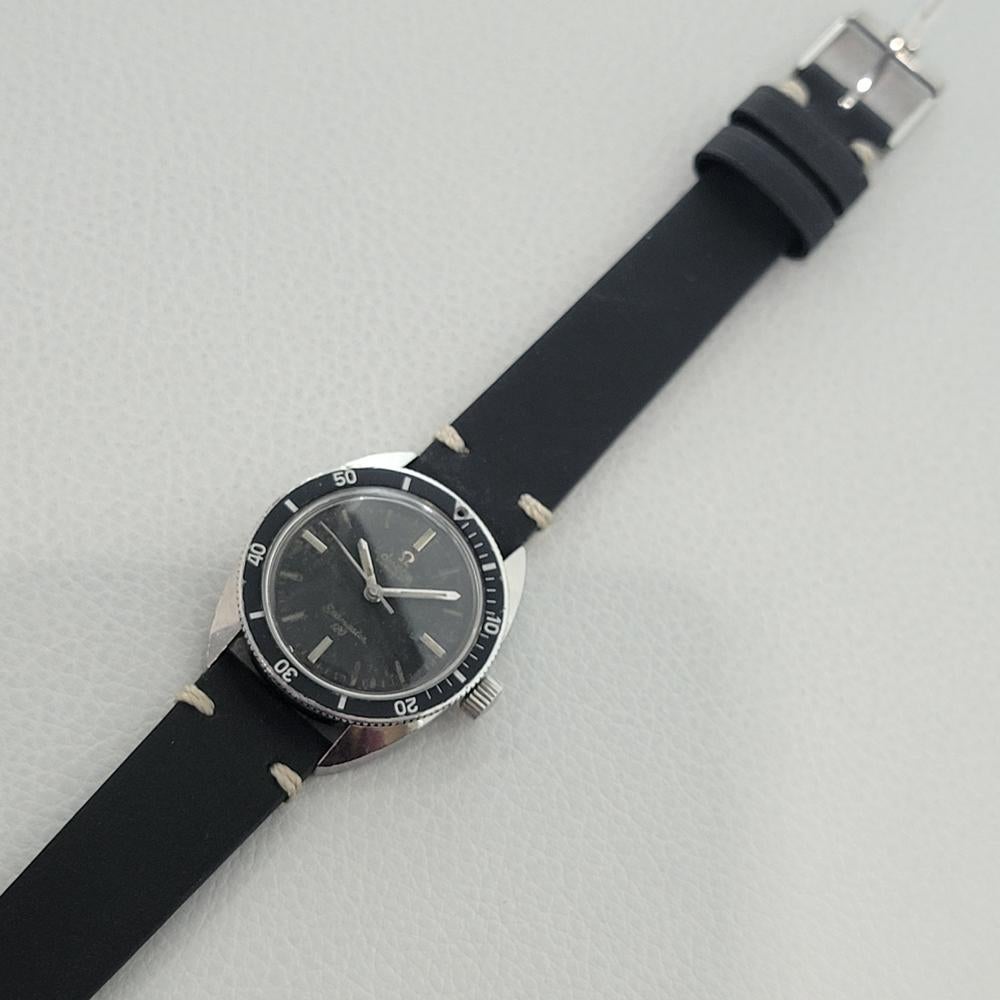 Mens Midsize Omega Seamaster 31mm Diver Automatic 1960s Unrestored JM14 1