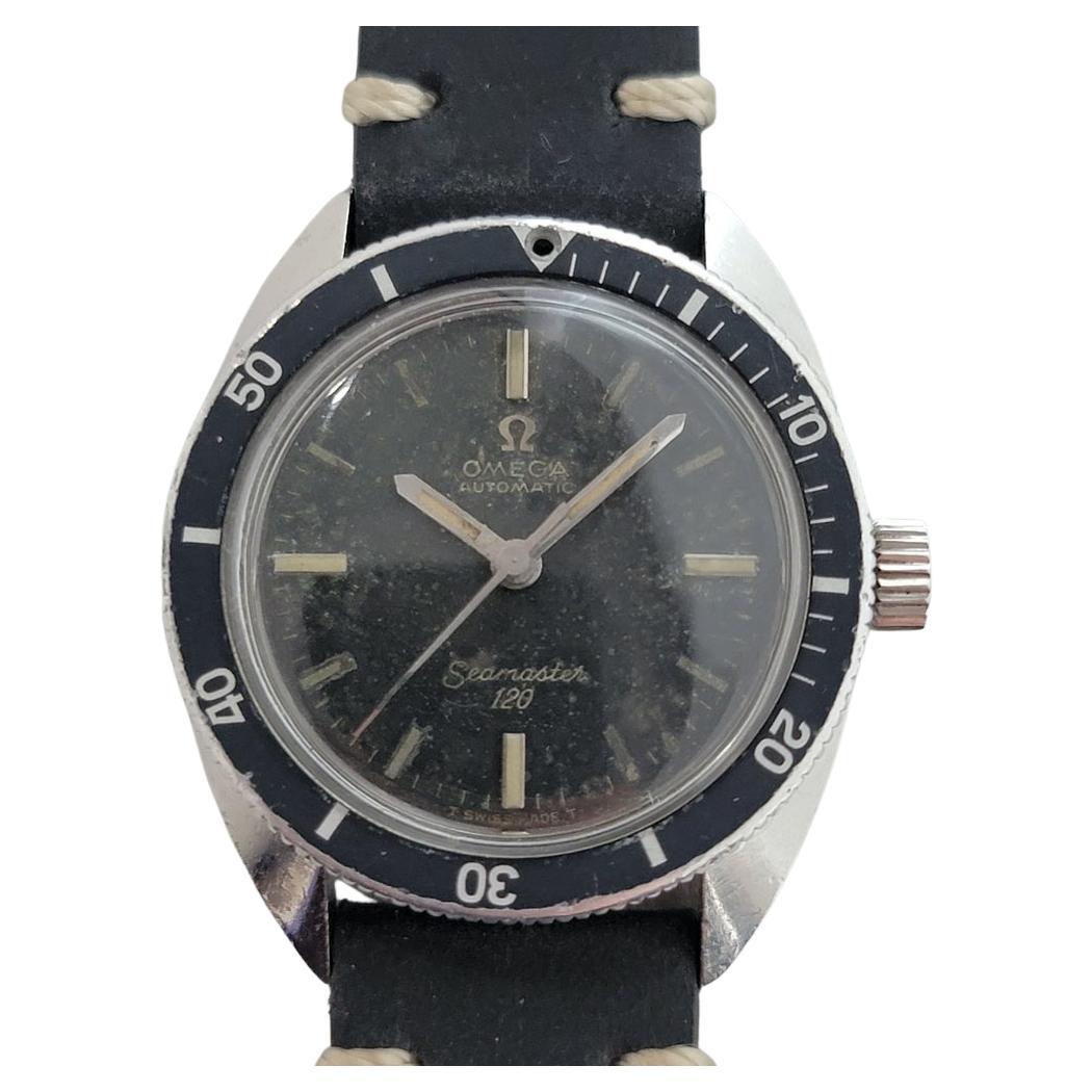 Mens Midsize Omega Seamaster 31mm Diver Automatic 1960s Unrestored JM14 For Sale