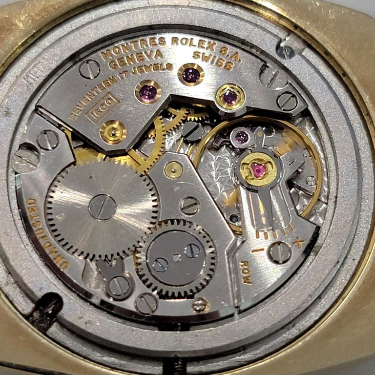 Mens Midsize Rolex Ref 3604 14k Solid Gold Manual Wind 1960s