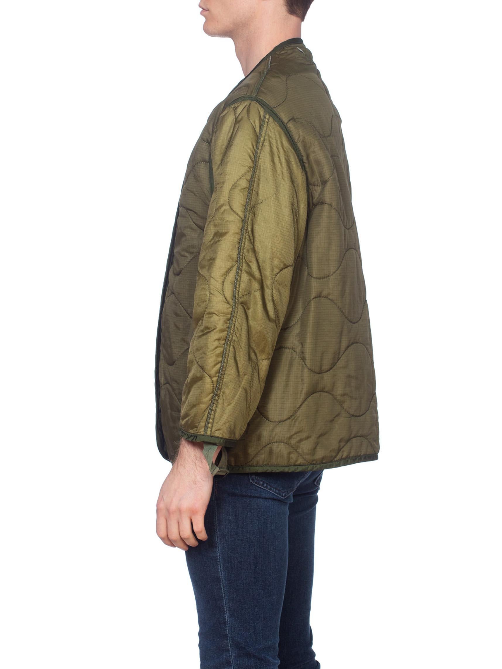 military quilted jacket