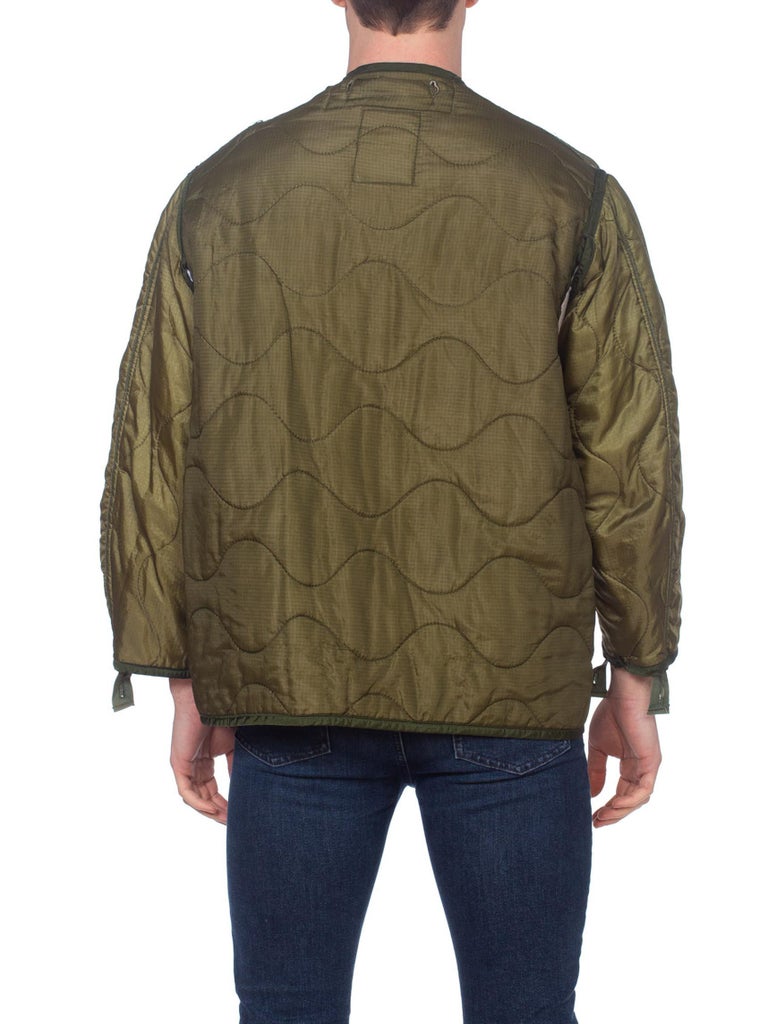 Mens Military Quilted Jacket For Sale at 1stdibs