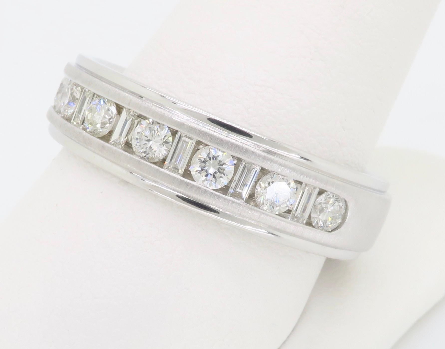 Men's Mix Cut Diamond Band 4