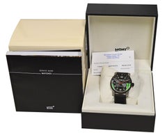 Mens Montblanc Timewalker UTC 115080 Steel Date Automatic Watch