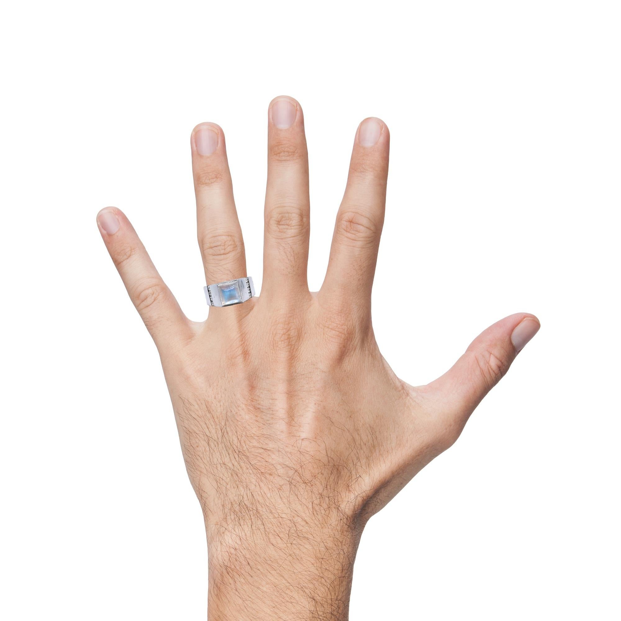 moonstone ring for men