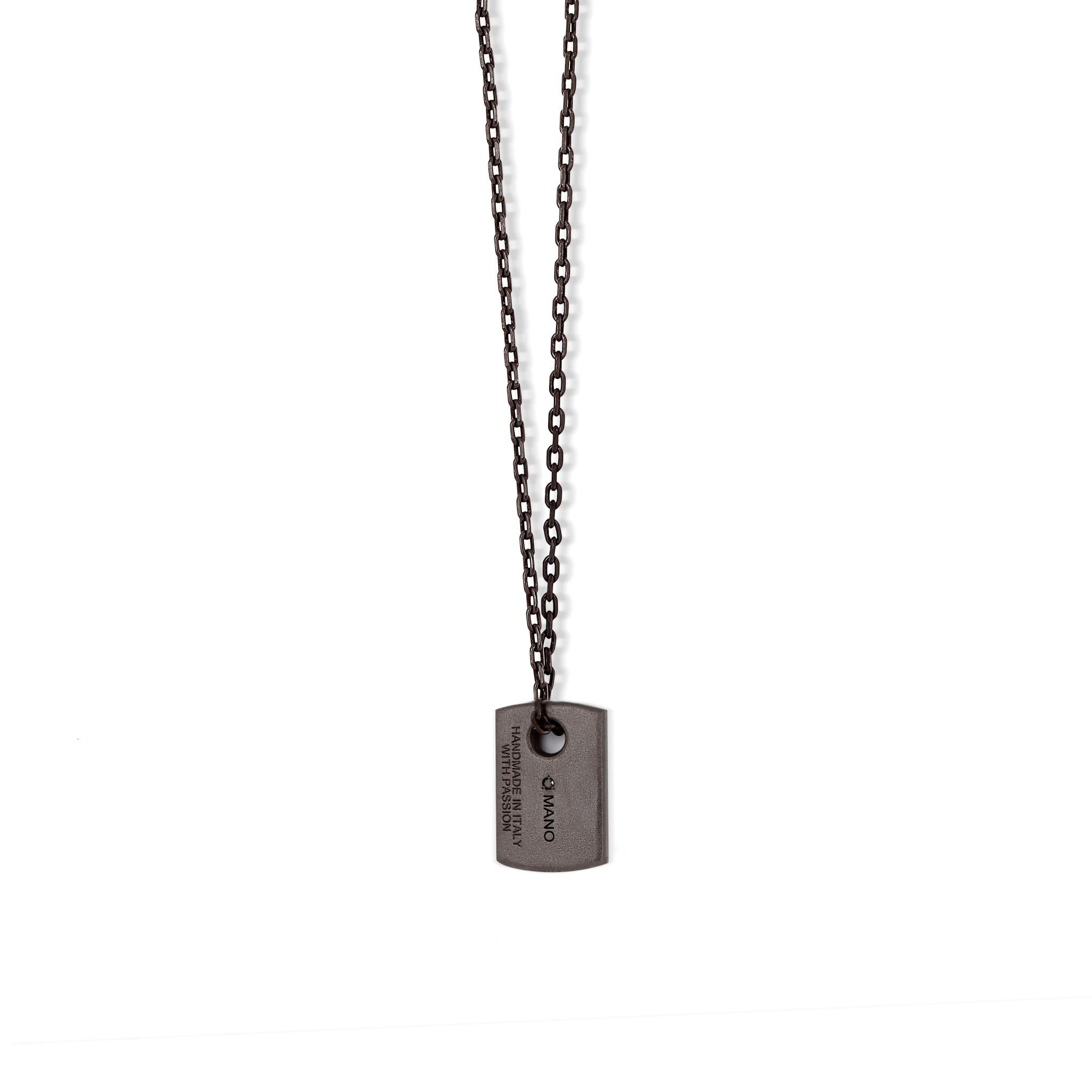 titanium necklace mens