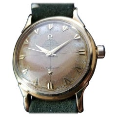 Men's Omega 14k Gold Constellation Automatic Chronometer c.1954 Vintage LV666GRN