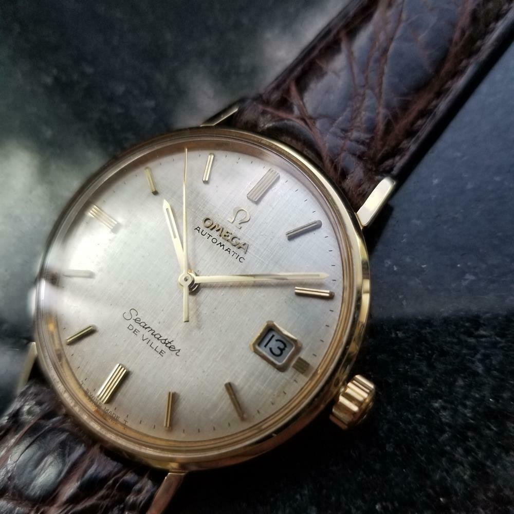 Men's Omega 14k Gold Seamaster DeVille 