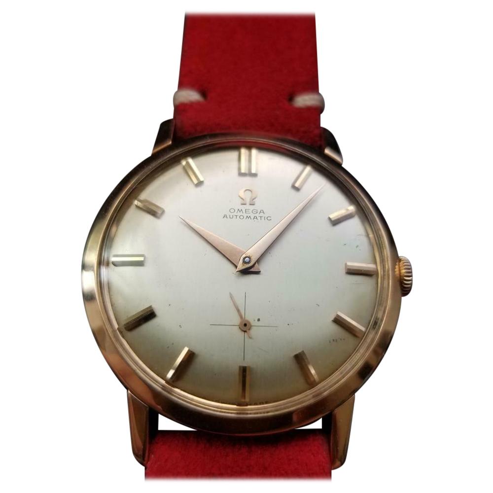 Men's Omega 18 Karat Rose Gold cal.491 Automatic Dress Watch, Swiss LV636RED