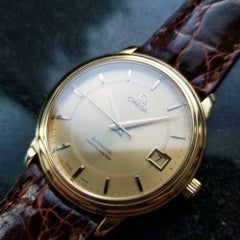 Men's Omega 18k Gold Ref.2897-3 Automatic Dress Watch, circa 1960s Swiss LV636