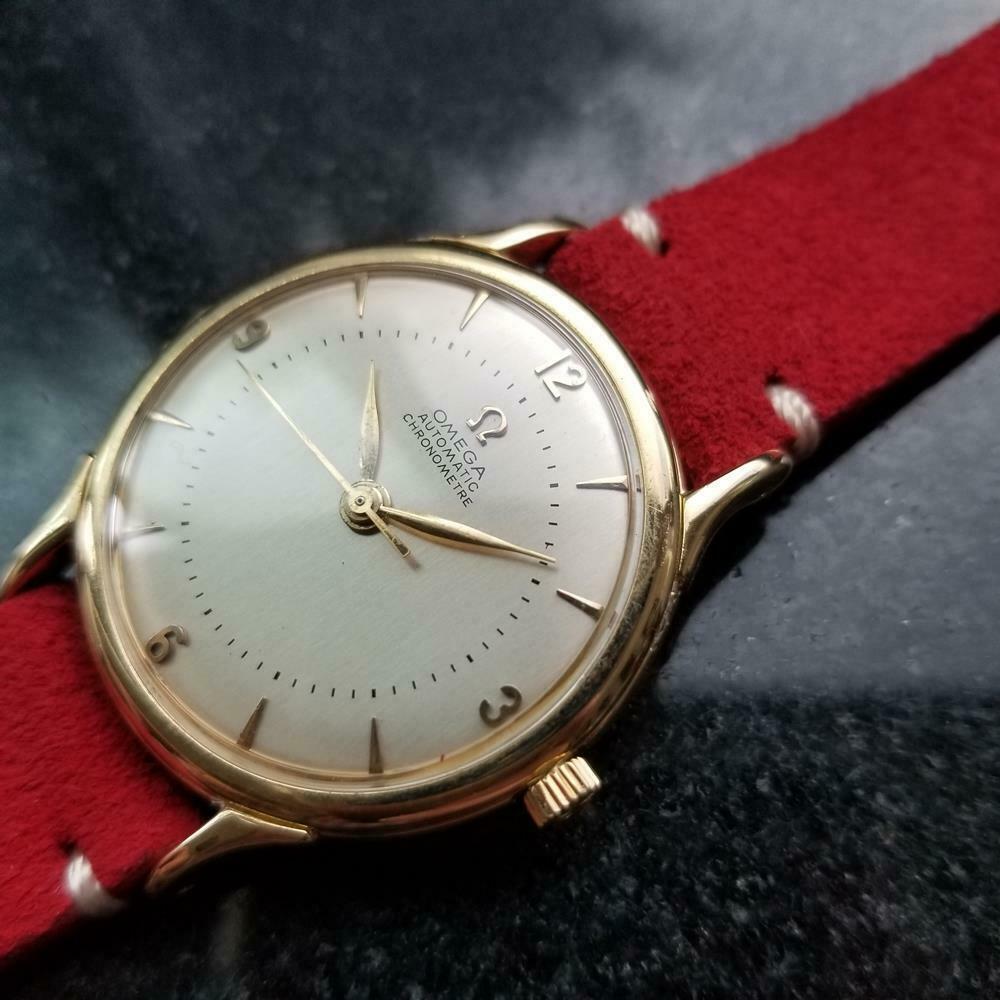 Men s Omega 18k Gold Vintage Bumper Automatic Ref.2517 c.1960s