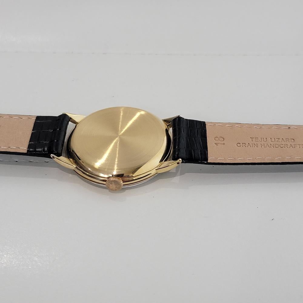 Herren Omega 35mm 18k Massivgold Cal 30T2 Handaufzugs-Uhr 1940er Jahre RA354B 4