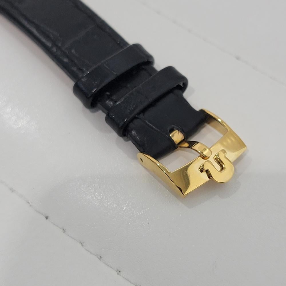 Omega cal 28 Montre habillée à remontage manuel, en or 18 carats, vintage suisse, années 1940, RA407 4