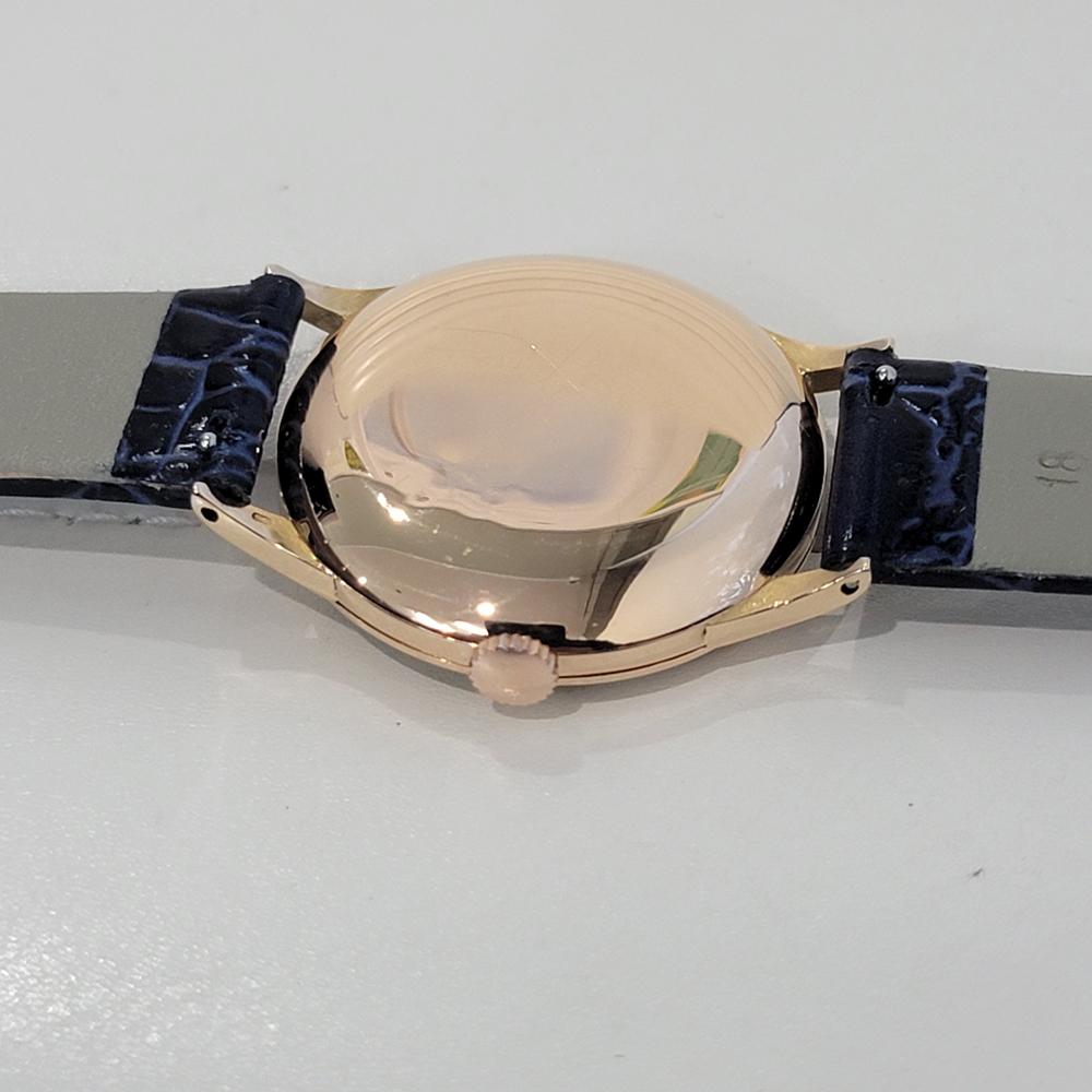 Mens Omega cal 30SCT2 14k Gold Manual Wind Dress Watch 1940s Vintage NA118 6