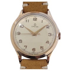 Herren Omega cal 30SCT2 14k Gold Handaufzugs-Uhr 1940er Jahre Vintage NA118B