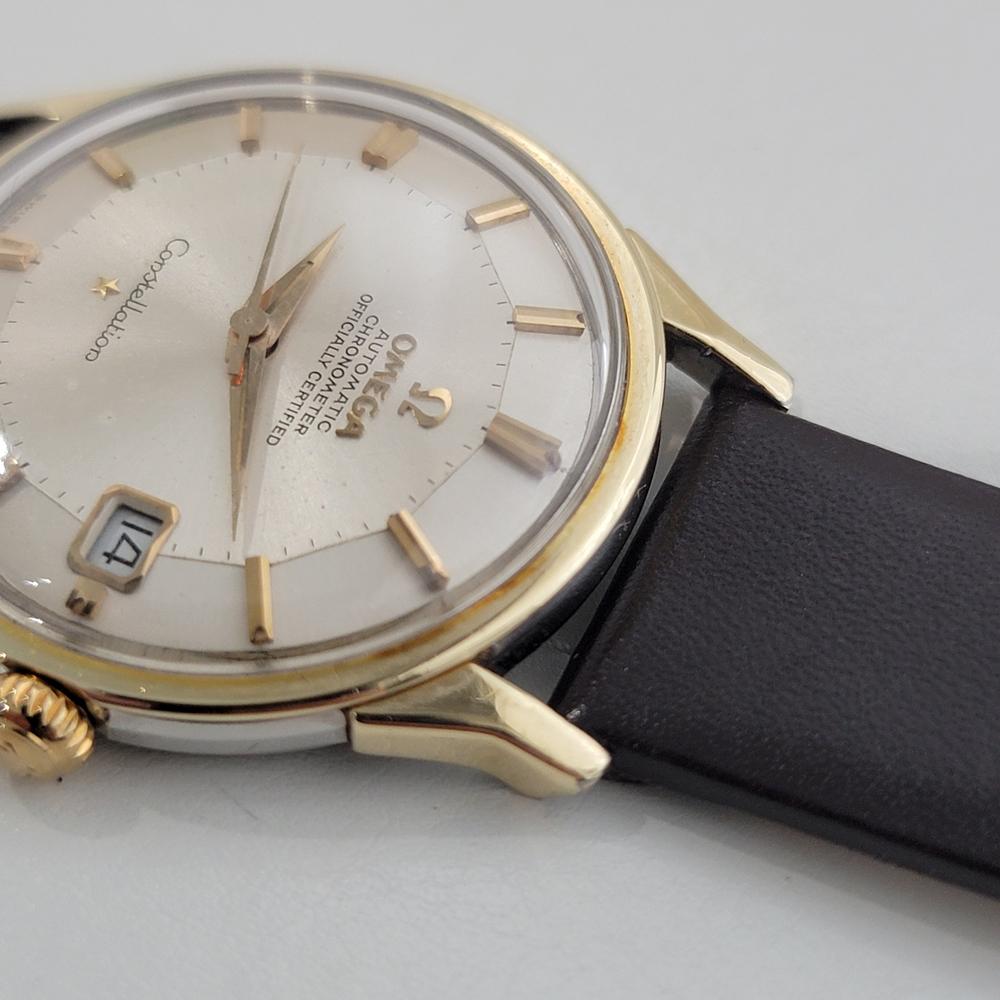 Mens Omega Constellation 168.005 Gold Capped Date Automatic 1960s Vintage RA509 2