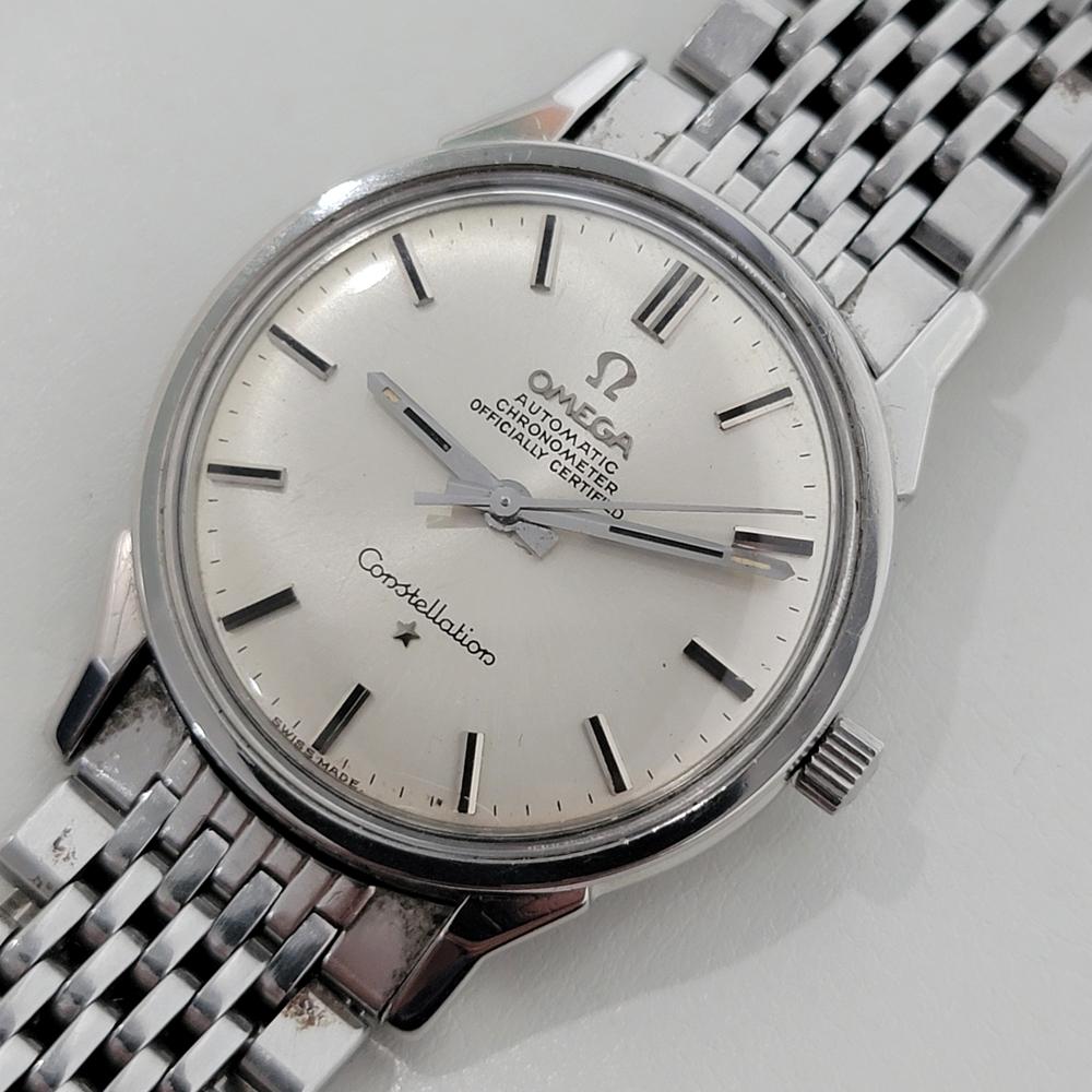 Men's Mens Omega Constellation 34mm Automatic Stainless Steel 1960s Vintage RA403