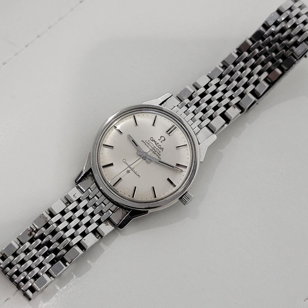 Mens Omega Constellation 34mm Automatic Stainless Steel 1960s Vintage RA403 3