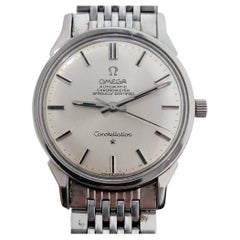 Mens Omega Constellation 34mm Automatic Stainless Steel 1960s Vintage RA403
