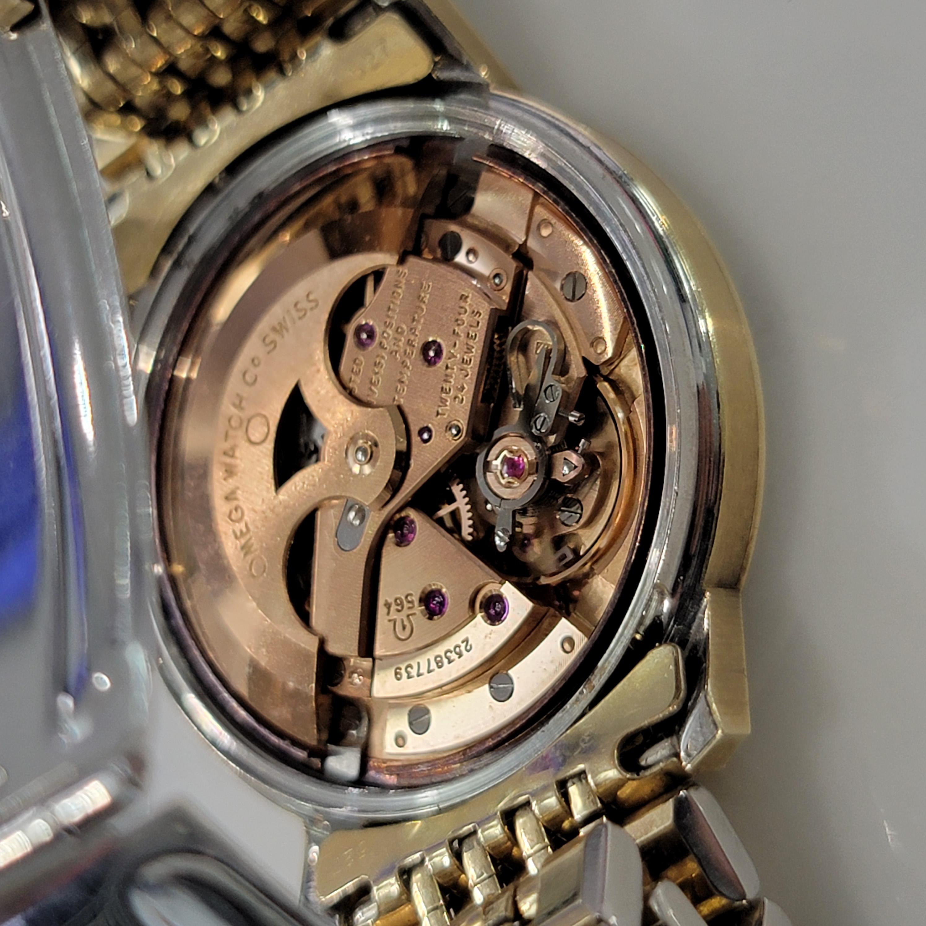 Herren Omega Constellation 35mm 14K Goldgehäuse Automatik 1960er Jahre Original JM16 9